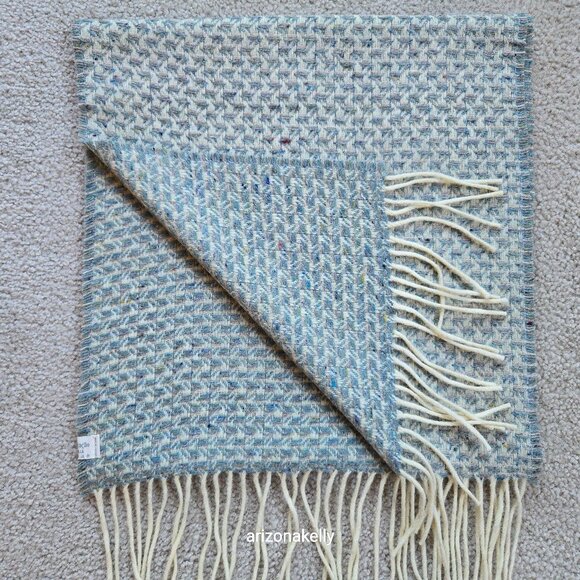 NWOT Woven Wool Tweed Scarf from Portugal - Picture 1 of 12